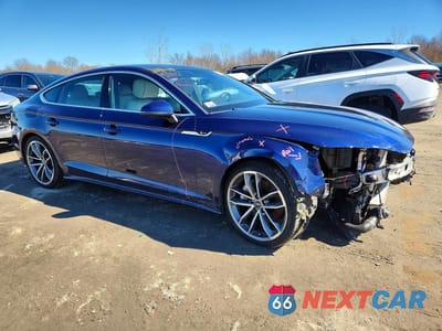 Czwarte zdjęcie samochodu z boku: 2023 AUDI A5 PREMIUM PLUS 45 VIN:WAUFACF58PA033244 - miniatura