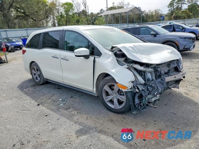 Czwarte zdjęcie samochodu z boku: 2019 HONDA ODYSSEY VIN:5FNRL6H72KB022427 - miniatura