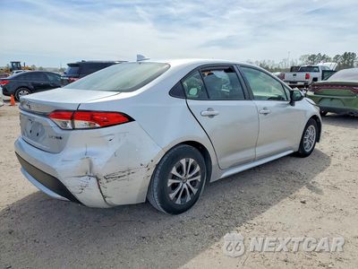 Trzecie zdjęcie samochodu z tyłu: 2022 TOYOTA COROLLA HYBRID LE VIN:JTDEAMDE6NJ043887 - miniatura