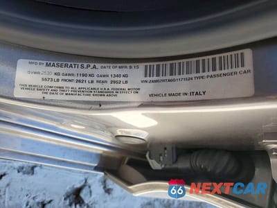 Zdjęcie 12 z 12 samochodu: 2016 MASERATI GHIBLI S VIN:ZAM57RTA6G1171524 - miniatura