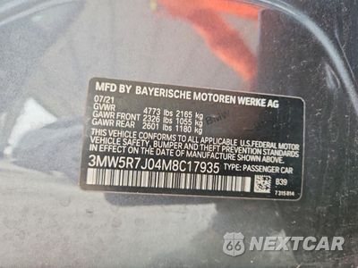 Zdjęcie 12 z 13 samochodu: 2021 BMW 330XI VIN:3MW5R7J04M8C17935 - miniatura