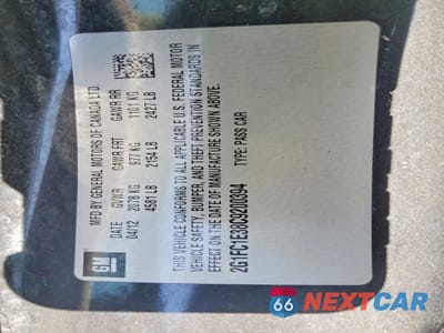 Zdjęcie 12 z 12 samochodu: 2012 CHEVROLET CAMARO LT VIN:2G1FC1E38C9200394 - miniatura