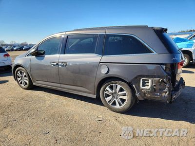 Drugie zdjęcie samochodu z przodu: 2014 HONDA ODYSSEY TOURING VIN:5FNRL5H97EB045573 - miniatura