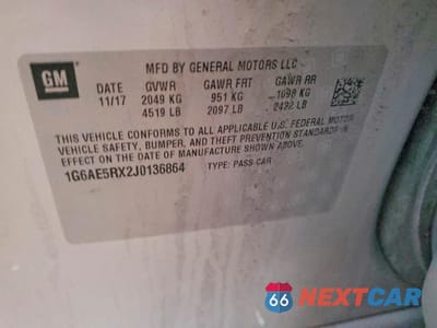 Zdjęcie 12 z 12 samochodu: 2018 CADILLAC ATS VIN:1G6AE5RX2J0136864 - miniatura