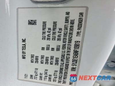 Zdjęcie 12 z 12 samochodu: 2022 TESLA MODEL 3 VIN:5YJ3E1EA6NF109819 - miniatura