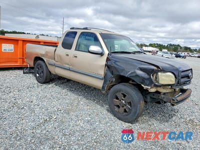 Czwarte zdjęcie samochodu z boku: 2002 TOYOTA TUNDRA SR5 V8 VIN:5TBRT34112S256613 - miniatura