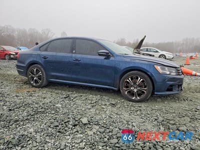 Czwarte zdjęcie samochodu z boku: 2019 VOLKSWAGEN PASSAT WOLFSBURG VIN:1VWLA7A38KC013394 - miniatura