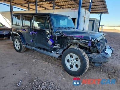 Czwarte zdjęcie samochodu z boku: 2014 JEEP WRANGLER UNLIMITED SAHARA VIN:1C4BJWEG1EL175250 - miniatura