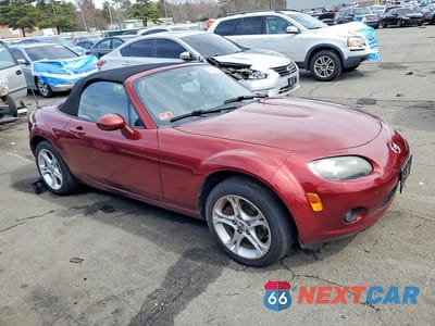 Czwarte zdjęcie samochodu z boku: 2006 MAZDA MX-5 MIATA VIN:JM1NC25F860106355 - miniatura