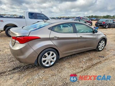 Trzecie zdjęcie samochodu z tyłu: 2012 HYUNDAI ELANTRA LIMITED VIN:5NPDH4AE1CH117654 - miniatura