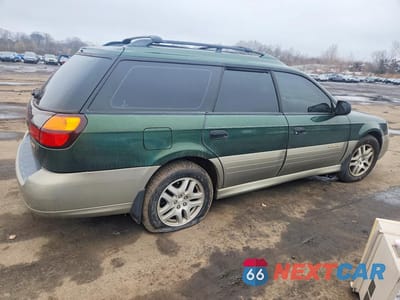Trzecie zdjęcie samochodu z tyłu: 2000 SUBARU LEGACY OUTBACK VIN:4S3BH6657Y7610357 - miniatura