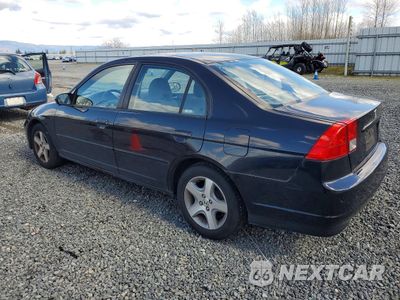 Drugie zdjęcie samochodu z przodu: 2005 HONDA CIVIC EX VIN:2HGES26745H502756 - miniatura