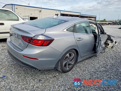 Trzecie zdjęcie samochodu z tyłu: 2019 HONDA INSIGHT EX VIN:19XZE4F52KE022756 - miniatura