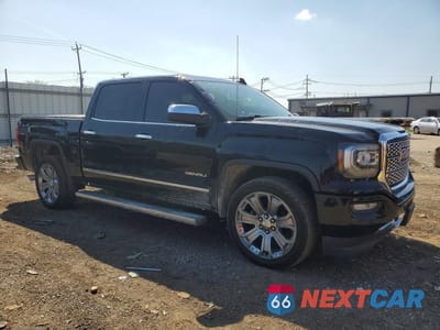 Czwarte zdjęcie samochodu z boku: 2018 GMC SIERRA K1500 DENALI VIN:3GTU2PEJ0JG549104 - miniatura
