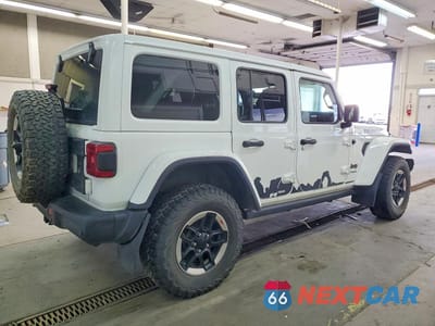 Trzecie zdjęcie samochodu z tyłu: 2020 JEEP WRANGLER UNLIMITED RUBICON VIN:1C4HJXFN3LW337176 - miniatura
