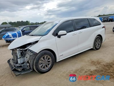2021 TOYOTA SIENNA LE 8-PASSENGER 5TDKRKECXMS034785 - główne zdjęcie licytacji z USA - miniatura