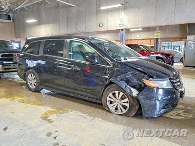 Czwarte zdjęcie samochodu z boku: 2016 HONDA ODYSSEY EXL VIN:5FNRL5H66GB097995 - miniatura