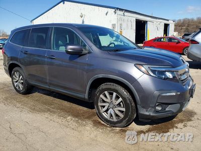 Czwarte zdjęcie samochodu z boku: 2019 HONDA PILOT EXL VIN:5FNYF6H56KB051690 - miniatura