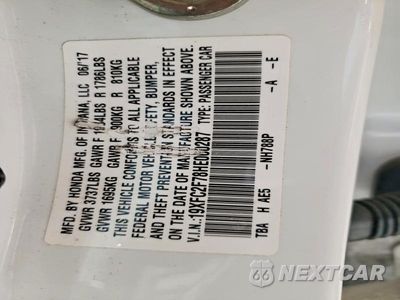 Zdjęcie 12 z 12 samochodu: 2017 HONDA CIVIC EX VIN:19XFC2F78HE060287 - miniatura