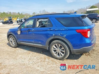 Drugie zdjęcie samochodu z przodu: 2020 FORD EXPLORER XLT VIN:1FMSK8DH5LGA11696 - miniatura