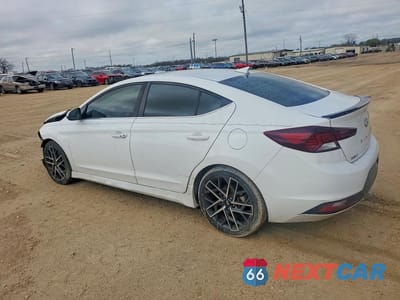 Drugie zdjęcie samochodu z przodu: 2020 HYUNDAI ELANTRA SPORT VIN:KMHD04LB4LU012621 - miniatura