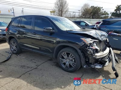 Czwarte zdjęcie samochodu z boku: 2021 HONDA PASSPORT EXL VIN:5FNYF8H55MB004245 - miniatura