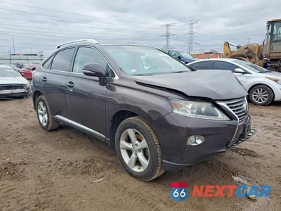 Czwarte zdjęcie samochodu z boku: 2013 LEXUS RX 350 BASE VIN:JTJBK1BA7D2033308 - miniatura