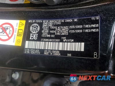 Zdjęcie 14 z 14 samochodu: 2019 LEXUS RX 450H BASE VIN:2T2BGMCA9KC033681 - miniatura