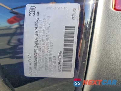 Zdjęcie 12 z 12 samochodu: 2020 AUDI A5 PREMIUM VIN:WAU2NGF54LN000397 - miniatura