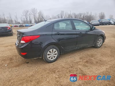 Trzecie zdjęcie samochodu z tyłu: 2017 HYUNDAI ACCENT SE VIN:KMHCT4AEXHU380146 - miniatura