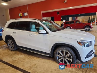 Czwarte zdjęcie samochodu z boku: 2020 MERCEDES-BENZ GLS 450 4MATIC VIN:4JGFF5KE1LA183689 - miniatura