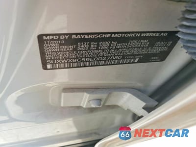 Zdjęcie 13 z 13 samochodu: 2014 BMW X3 XDRIVE28I VIN:5UXWX9C59E0D27880 - miniatura
