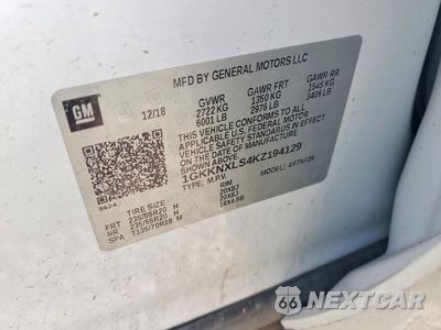 Zdjęcie 13 z 14 samochodu: 2019 GMC ACADIA DENALI VIN:1GKKNXLS4KZ194129 - miniatura