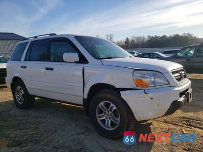 Czwarte zdjęcie samochodu z boku: 2005 HONDA PILOT VIN:2HKYF18605H537817 - miniatura