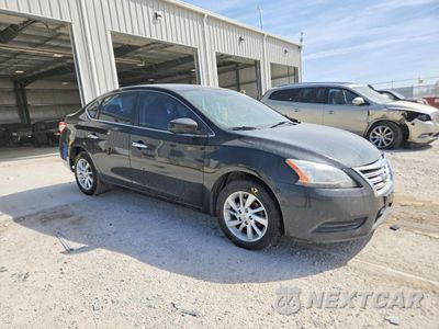 Czwarte zdjęcie samochodu z boku: 2013 NISSAN SENTRA S VIN:3N1AB7AP6DL672207 - miniatura