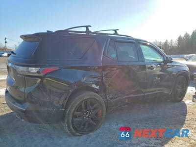 Trzecie zdjęcie samochodu z tyłu: 2020 CHEVROLET TRAVERSE PREMIER VIN:1GNEVKKWXLJ265552 - miniatura