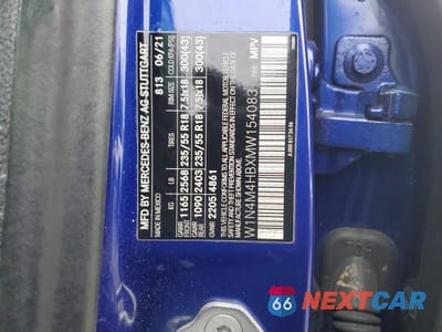Zdjęcie 13 z 13 samochodu: 2021 MERCEDES-BENZ GLB 250 4MATIC VIN:W1N4M4HBXMW154083 - miniatura