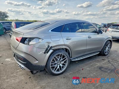 Trzecie zdjęcie samochodu z tyłu: 2021 MERCEDES-BENZ GLE COUPE AMG 53 4MATIC VIN:4JGFD6BB2MA541675 - miniatura