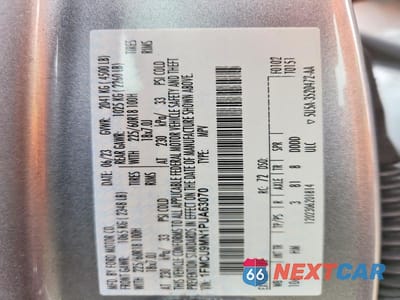 Zdjęcie 13 z 13 samochodu: 2023 FORD ESCAPE ST LINE VIN:1FMCU9MN1PUA63070 - miniatura