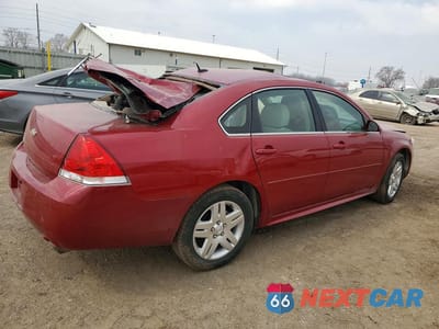 Trzecie zdjęcie samochodu z tyłu: 2013 CHEVROLET IMPALA LT VIN:2G1WG5E34D1243481 - miniatura