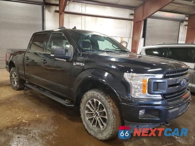 Czwarte zdjęcie samochodu z boku: 2018 FORD F150 SUPERCREW VIN:1FTFW1E57JFE76375 - miniatura