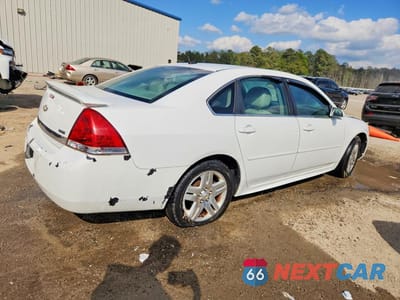 Trzecie zdjęcie samochodu z tyłu: 2011 CHEVROLET IMPALA LT VIN:2G1WG5EKXB1162179 - miniatura