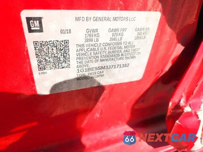 Zdjęcie 12 z 12 samochodu: 2018 CHEVROLET CRUZE LT VIN:1G1BE5SM3J7171382 - miniatura