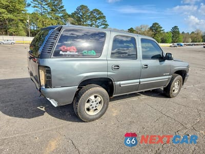 Trzecie zdjęcie samochodu z tyłu: 2002 CHEVROLET TAHOE K1500 VIN:1GNEK13Z32R123734 - miniatura