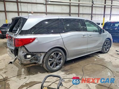 Trzecie zdjęcie samochodu z tyłu: 2022 HONDA ODYSSEY ELITE VIN:5FNRL6H99NB003802 - miniatura