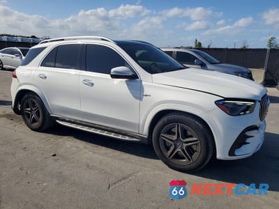 Czwarte zdjęcie samochodu z boku: 2024 MERCEDES-BENZ GLE AMG 53 4MATIC VIN:4JGFB6BBXRB105079 - miniatura