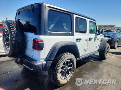 Trzecie zdjęcie samochodu z tyłu: 2025 JEEP WRANGLER RUBICON VIN:1C4PJXFN2SW527397 - miniatura