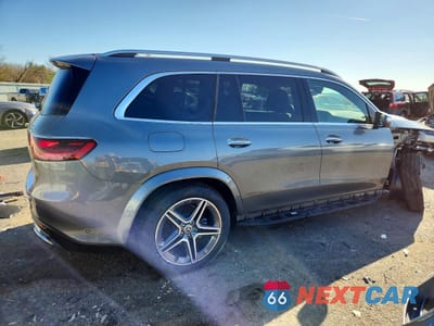 Trzecie zdjęcie samochodu z tyłu: 2025 MERCEDES-BENZ GLS 450 4MATIC VIN:4JGFF5KE4SB339331 - miniatura