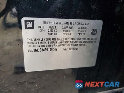 Zdjęcie 13 z 13 samochodu: 2015 CADILLAC XTS LUXURY COLLECTION VIN:2G61M5S34F9149042 - miniatura