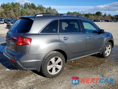 Trzecie zdjęcie samochodu z tyłu: 2010 ACURA MDX VIN:2HNYD2H62AH505492 - miniatura